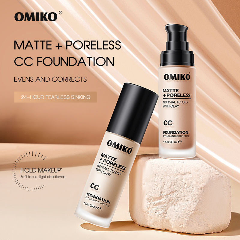 2027  OMIKO  Accurate Foundation Matte + Poreless CC Cream
